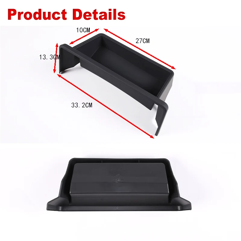 For BMW X3 G01 iX3 X4 G02 2018-2024 Car Dashboard Navigation Screen Rear Storage Box Hidden Organizer Interior Accessories