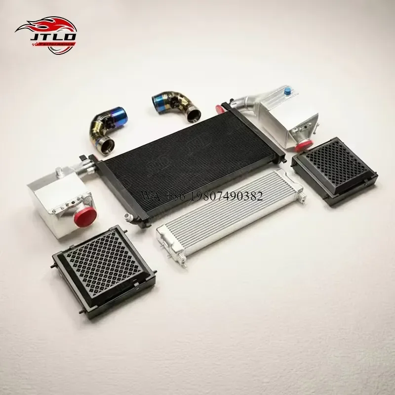 Kit de Sistema de Refrigeración Turbo V8 S63 para M5 F90 M8, Incluye Tuberías de Intercooler Mejoradas, Enfriador de Aceite, Rendimiento Completo
