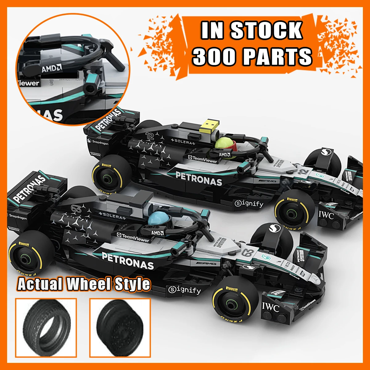 

NEW High-Speed Racing Car Building Blocks Set, DIY Construction Model Kit, Educational Toy for Boys Kids