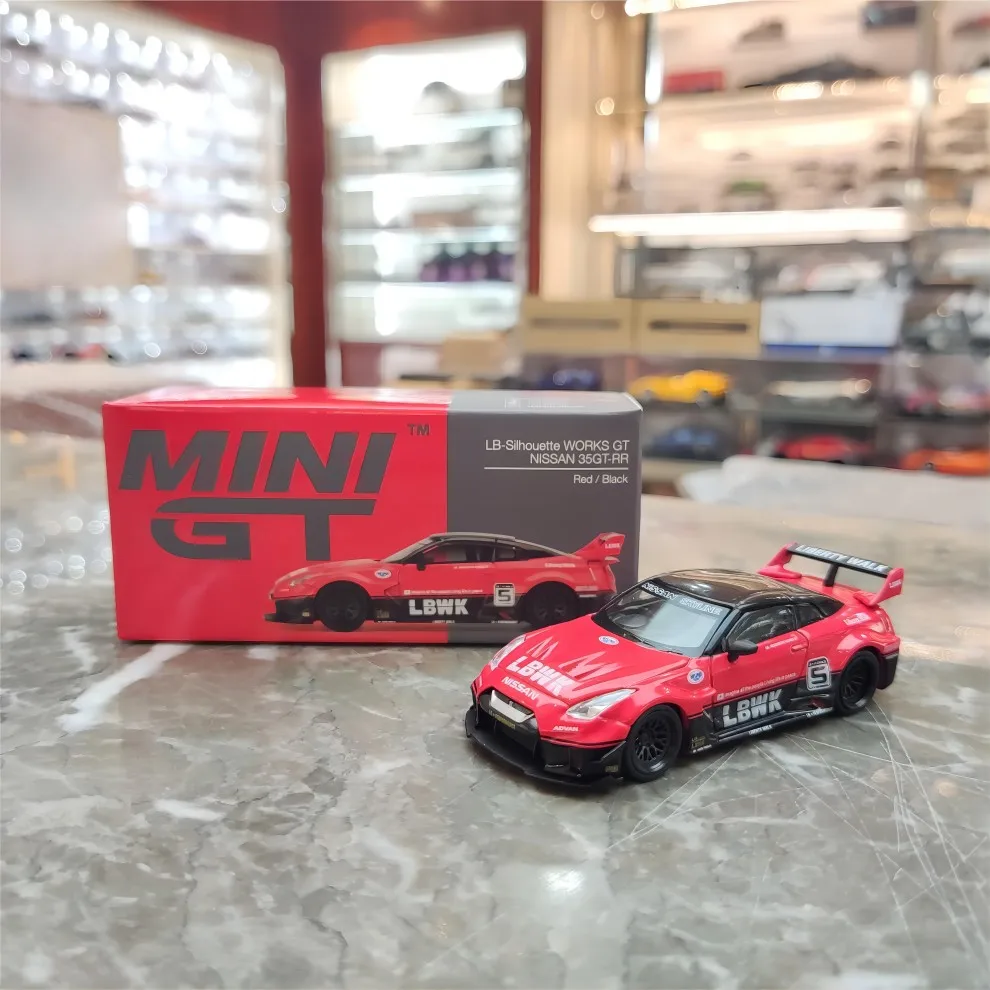 TSM Mini Gt 1/64 #324 Nissan 35GT-RR Ver 1 #5 LB  MIjo Edition Die-cast Alloy Car Model Collection Display Gift