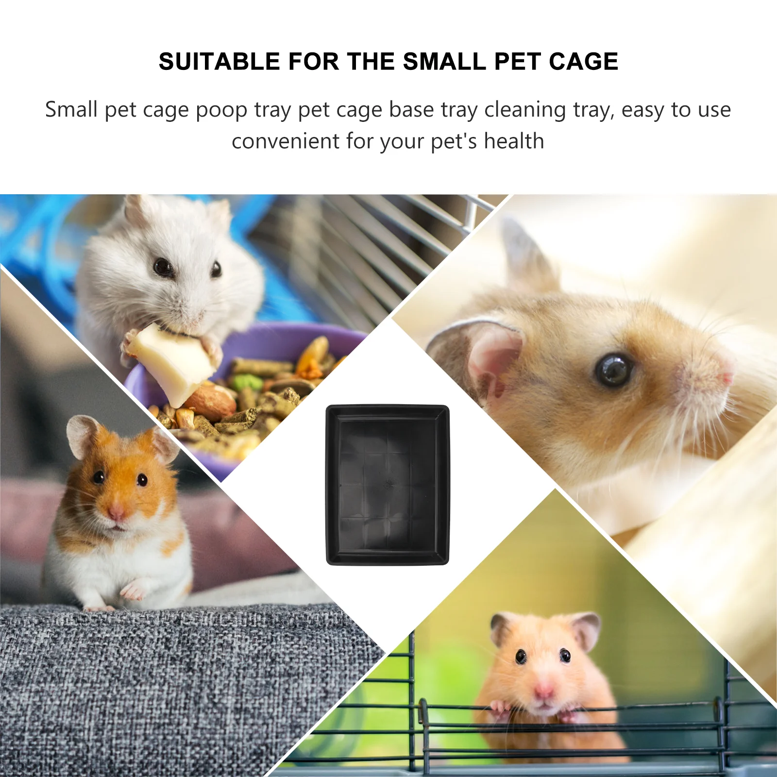 

1Pcs Durable Plastic Pet Cage Tray Thick Leakproof Replacement Base Tray Odor Resistant Easy Clean Pet Cage Accessory Cat Dog