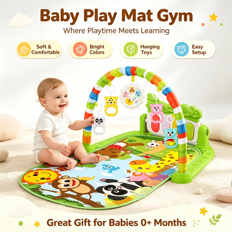 Kids Educational Mat - سجادة لعب موسيقية للأطفال مع لوحة
