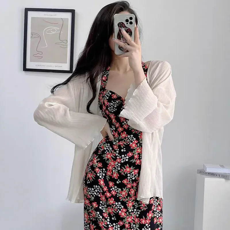 

Плиссированный топ, женский универсальный кардиган, шаль, накладка, защита от солнца, маленькая куртка-рубашка, легкая, новинка лета 2023 г.