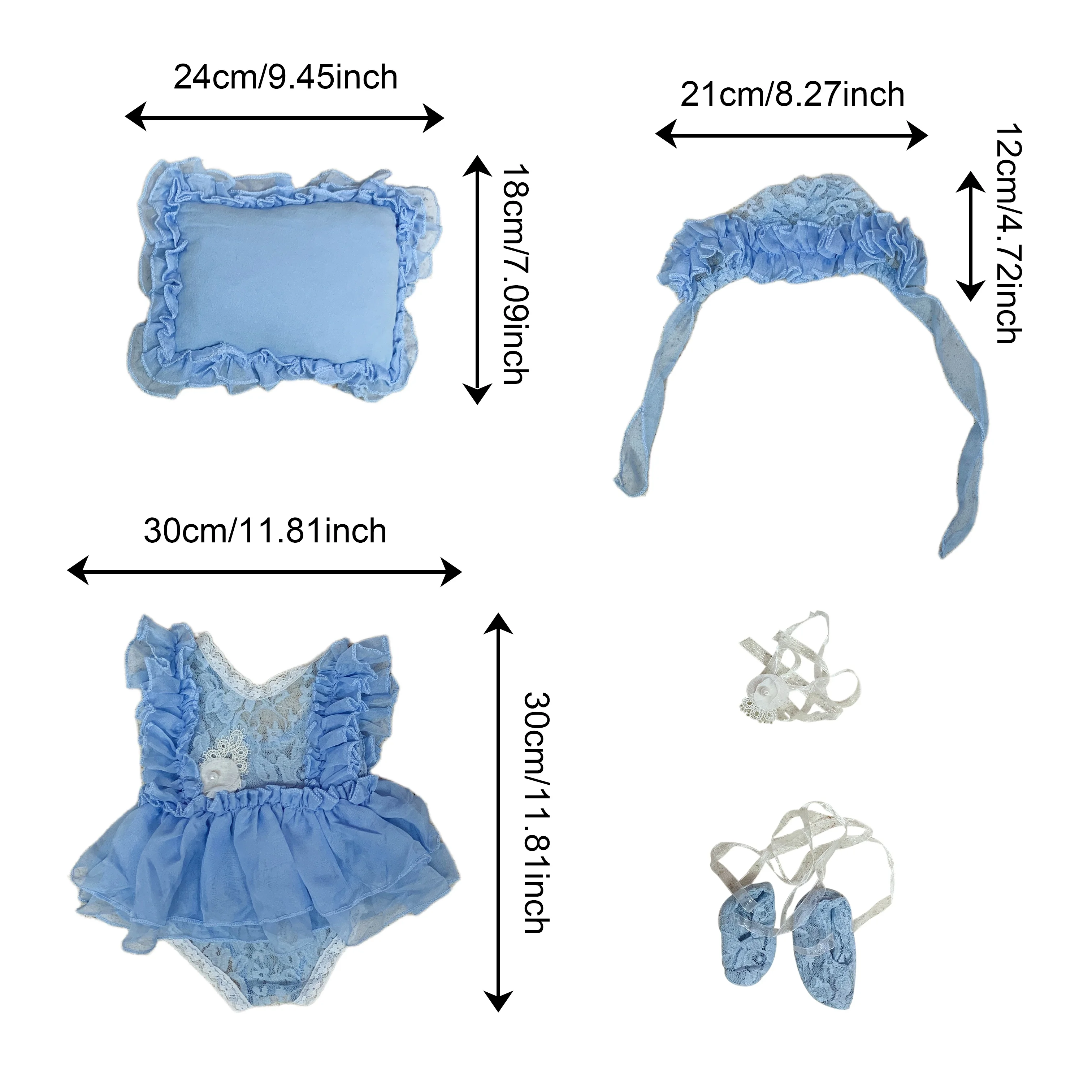 2 stili squisiti set di vestiti per bambole rinate per bambole rinate da 18 pollici abiti carini/alta qualità per il regalo della bambola bebe