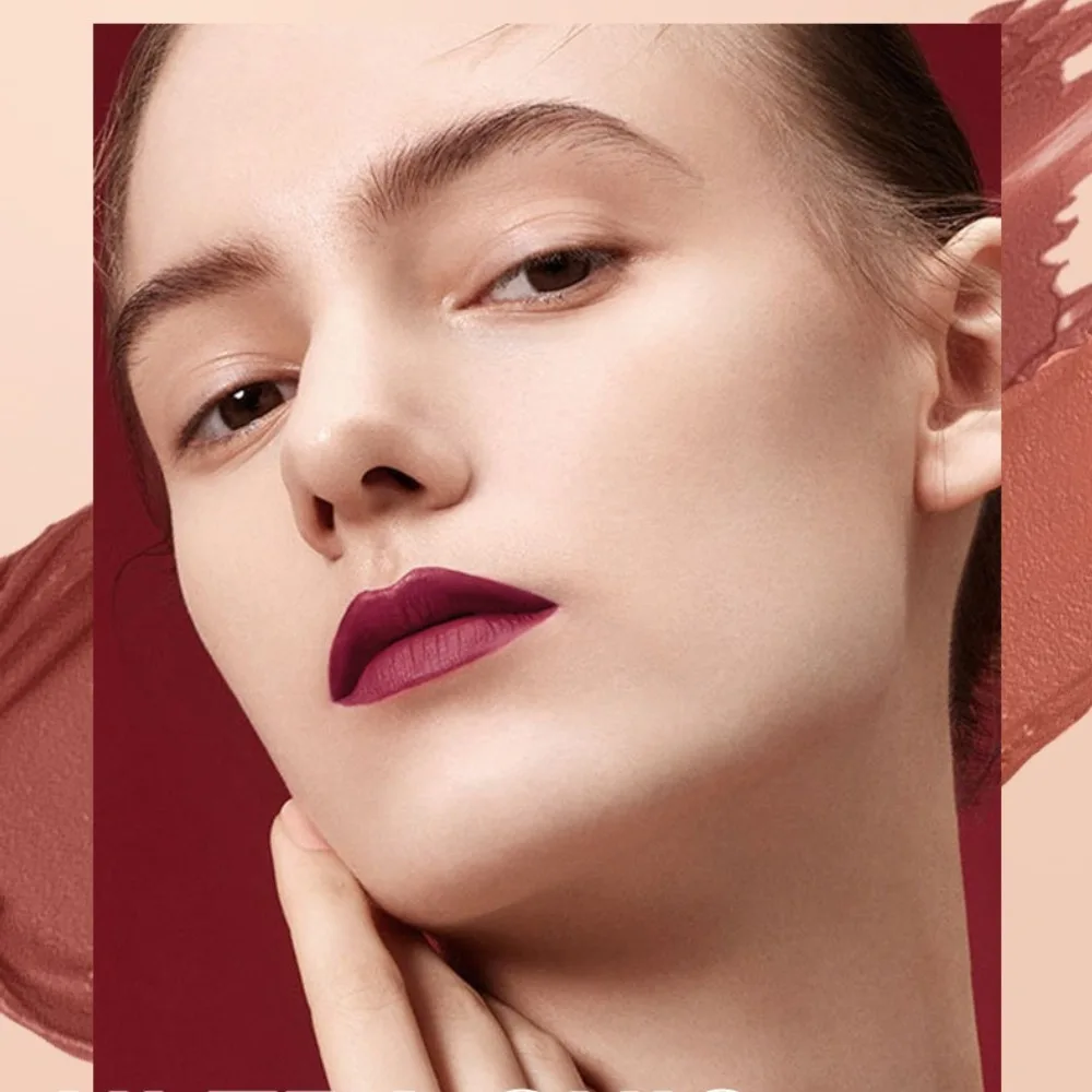 Lipliner- und Lipgloss-Set, 2-teilig, wasserfest, mattes Finish, kussfest, langlebige Formel für definierte Lippen, perfektes Paar-Kombination