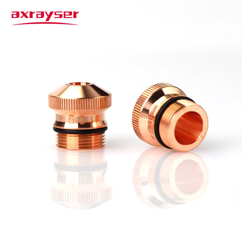 DNE Laser Nozzle Dia15mm Fiber Cutting Head Conusmables Chrome Plating Single Double Layers Caliber 0.8-5.0 OEM Original Factory