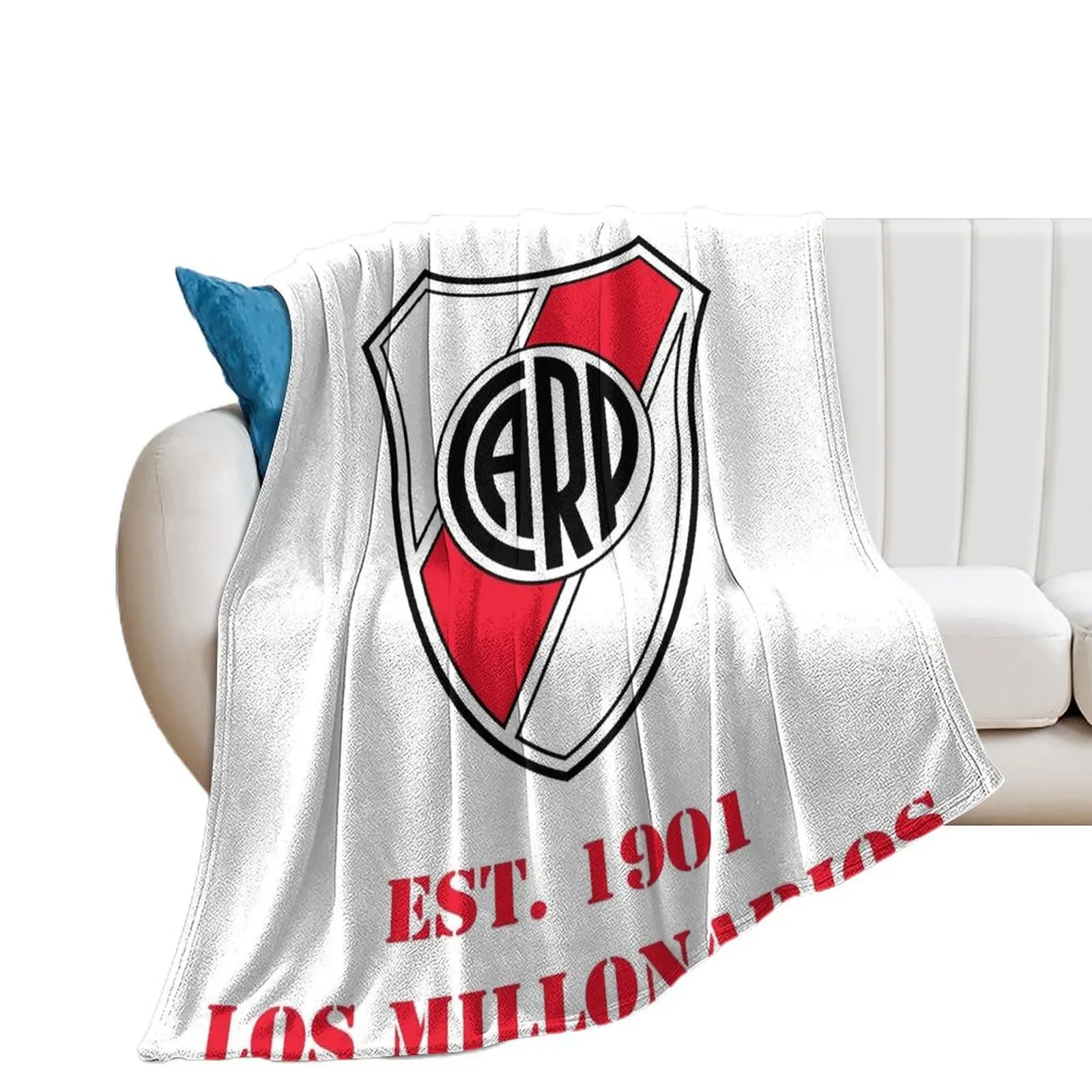 RIVER PLATE FC Throw Blanket Decoratives christmas decoration Blankets