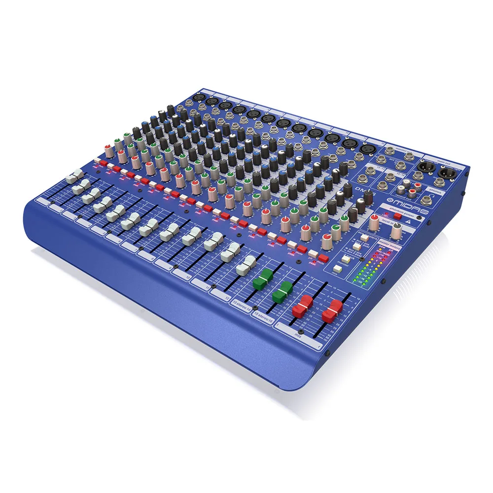MIDAS DM16 Mixer Analógico Sistema de Som Pa de 16 Canais Equipamento Musical