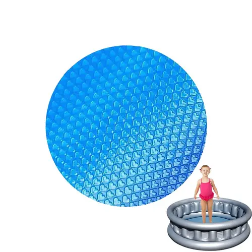 Imagen 2 del producto Manta Solar para piscina, cubierta Solar para piscina con burbujas, cubierta para bañera de hidromasaje con retención de calor, manta flotante para Spa para piscina de suelo