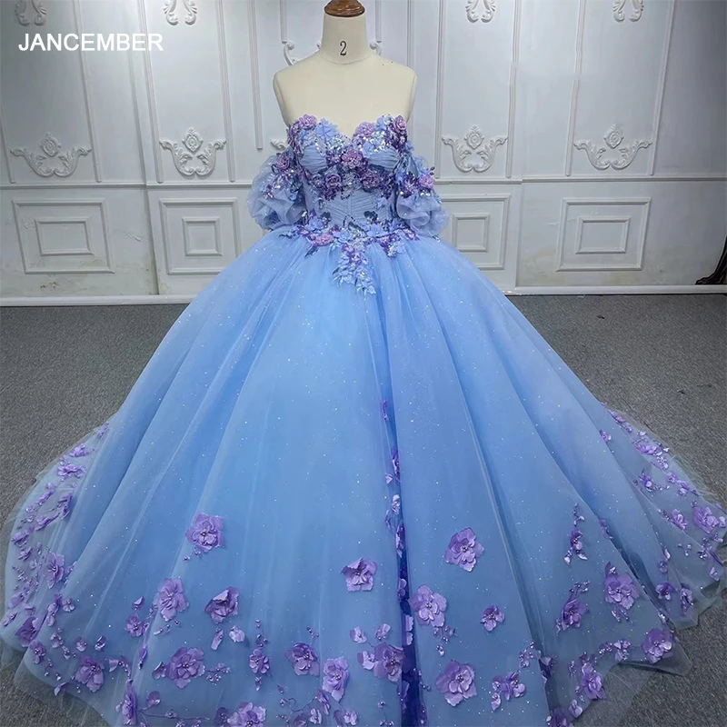 Romantic Evening Dress for Women Tulle Ball Gown Sweetheart Evening Dress 2023 DY1148 Appliques Vestidos De Cóctel