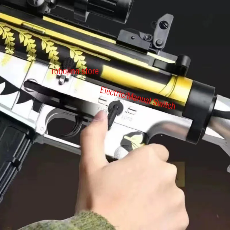 M416 ปืนของเล่นกลางแจ้งไฟฟ้า Blaster ยิงกีฬาเจล Bullet ยิงฤดูร้อนน้ําของเล่นสําหรับ Interactive ผู้ปกครองเด็กเกม