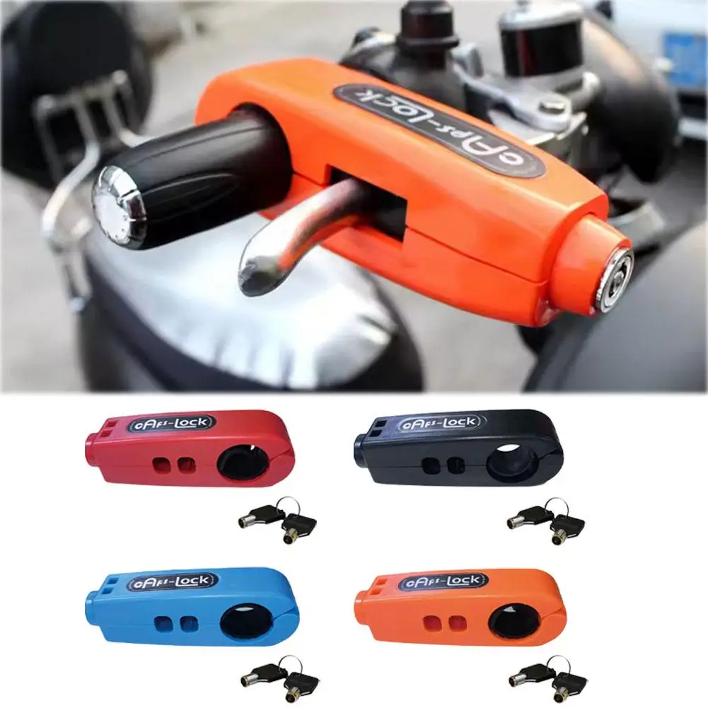 

Motorcycle Handlebar Lock No Alarm High-Precision Lock Anti-Theft Heat-Resistant Core Multiple Waterproof PVC Colors H9T7
