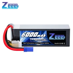 Zeee 6S Lipo batteria FPV Drone 22.2V 100C 6000mAh Softcase con spina EC5 per RC Car Truck Airplane Quadcopter RC Model Parts