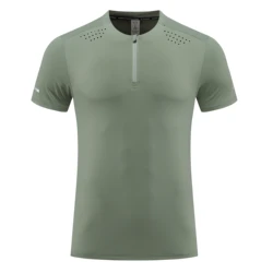 Men Athletics Top Running Shirts Mens Short Sleeve Reflective T-shirt Sports Gym Fitness Guys Clothing Quick Drying Breathable