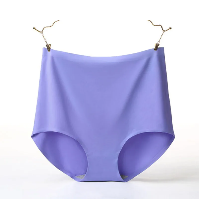 Culottes sans couture pour femmes, sous-vêtements de qualité, slips azoles, lingerie taille haute, grande taille, 4XL, lot de 4 pièces