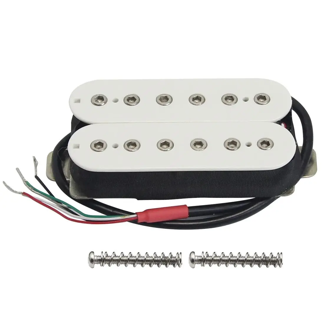 FLEOR 1pcs Alnico 5 Humbucker Pickup Electric Guitar Pickup White Neck / Bridge Position Choose