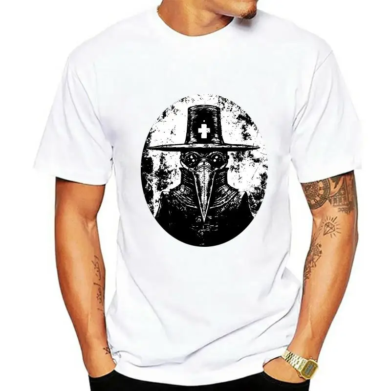 Plague Doctor I T Shirt The Black Death Medicine Cure Mask