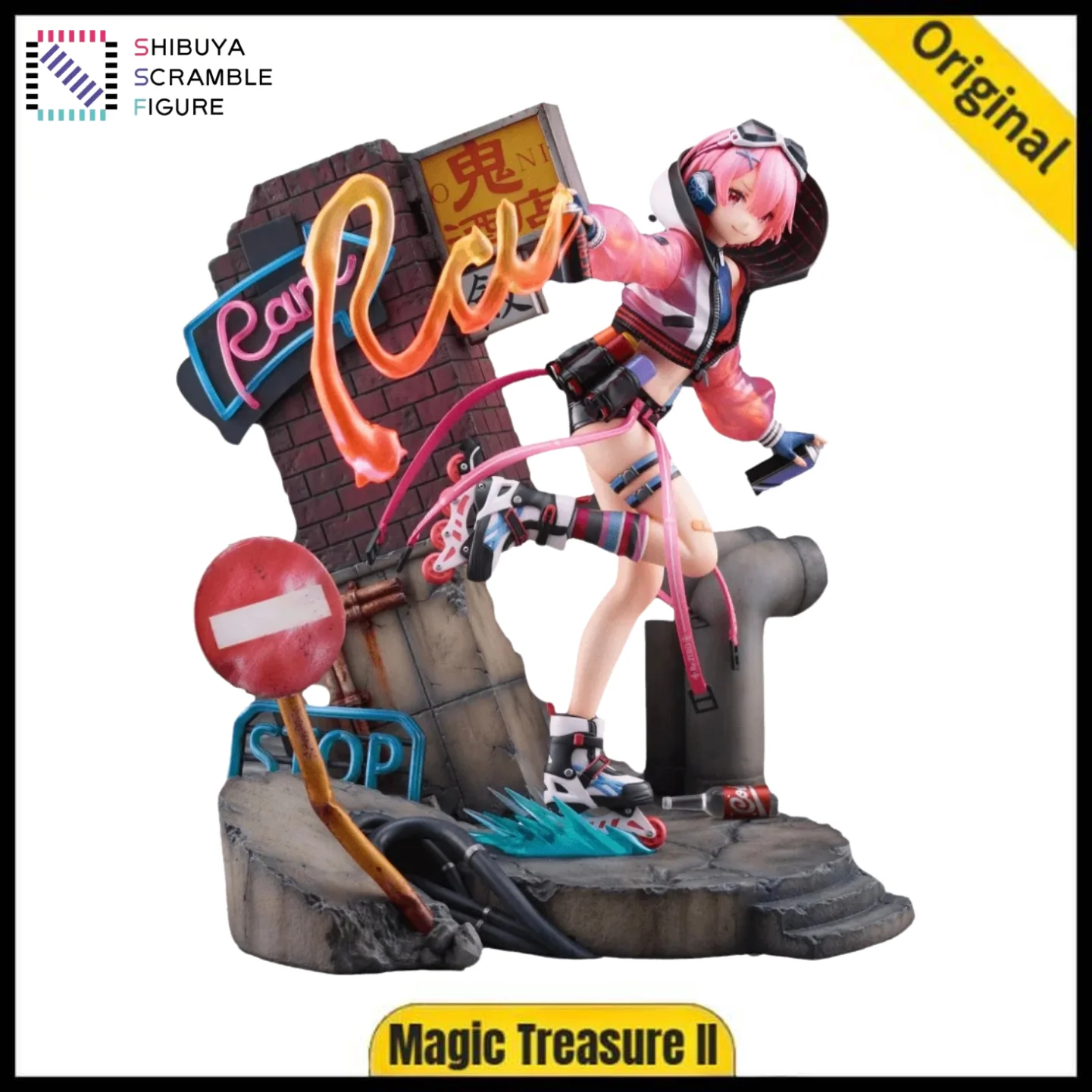 【H24.4CM】Alpha Satellite SSF EStream Re:ZERO - Starting Life in Another World RAM Neon City Ver 1/7 Scale Figure