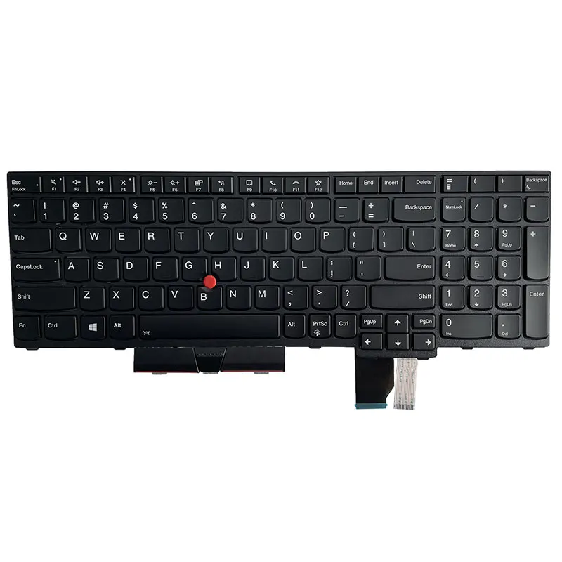 Imagem -04 - Teclado do Portátil dos Eua para Lenovo T15g P15 P17 P15 Gen1 P17 Gen1 P15 Gen2 P17 Gen2 Teclado Inglês Backlight Novo