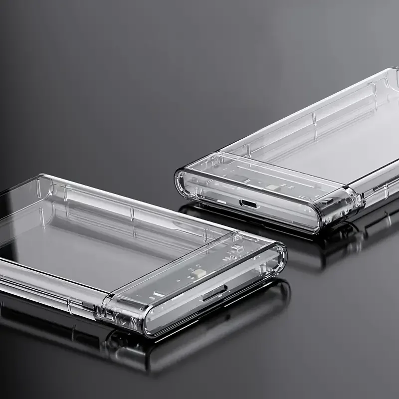 SATA - 유형 C/ USB 3.0/ USB 3.1 외장형 하드 드라이브 인클로저 2.5인치 SSD 인클로저 도구가 필요 없는 설치 5Gbps 하드 디스크 박스
