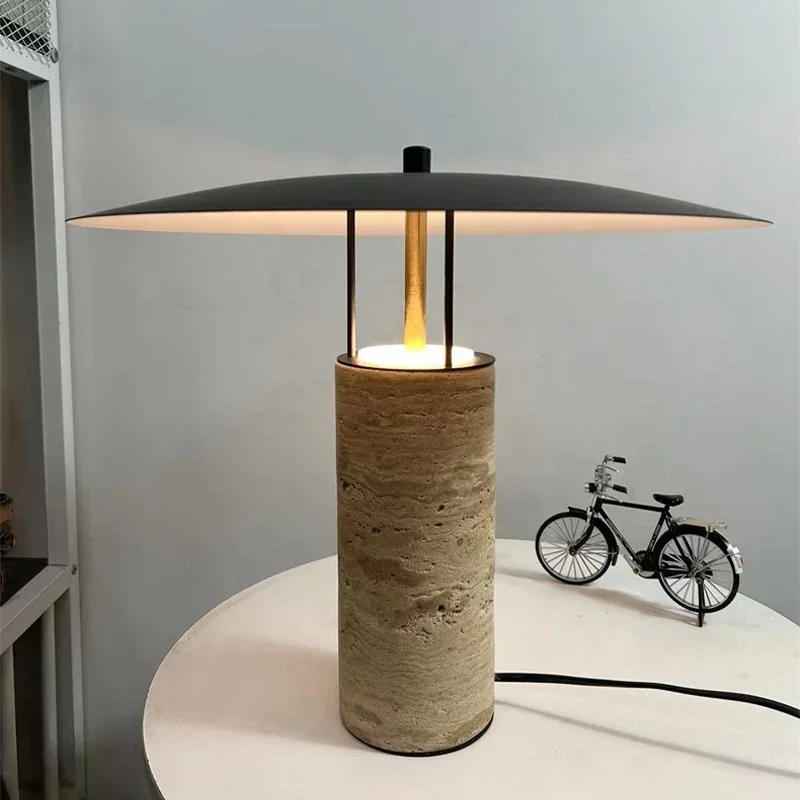 Imagem -02 - Cave Stone Reading Lamp Design Artístico Sala de Estar Quarto Criativo Cabeceira Table Lamp Design Moderno Minimalista