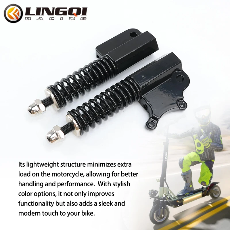 

LINGQI RACING Motorcycle Front Shock Absorber Suspension Spring Rebound Damping For Kugoo M4 MTB Mountain Bicycle Scooter
