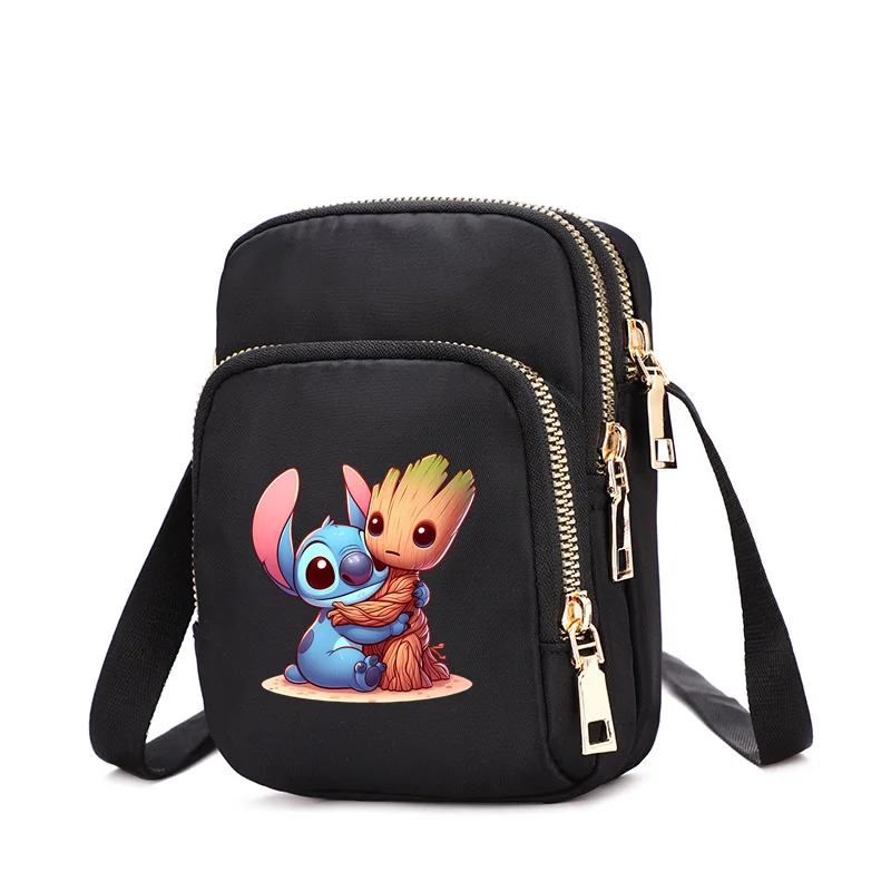 2024 Disney Lilo & Stitch Crossbody Bags For Women Fashion Design Underarm 2024 Solid Color Female Shoulder Bag Female Handbag