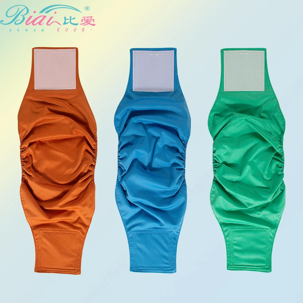 BIAI Anti-Side Leak Dog Male Diaper Reusable Physiological Pants Sanitary Underwear Belly Band Nappies Cloth Cotton Diaper Wraps