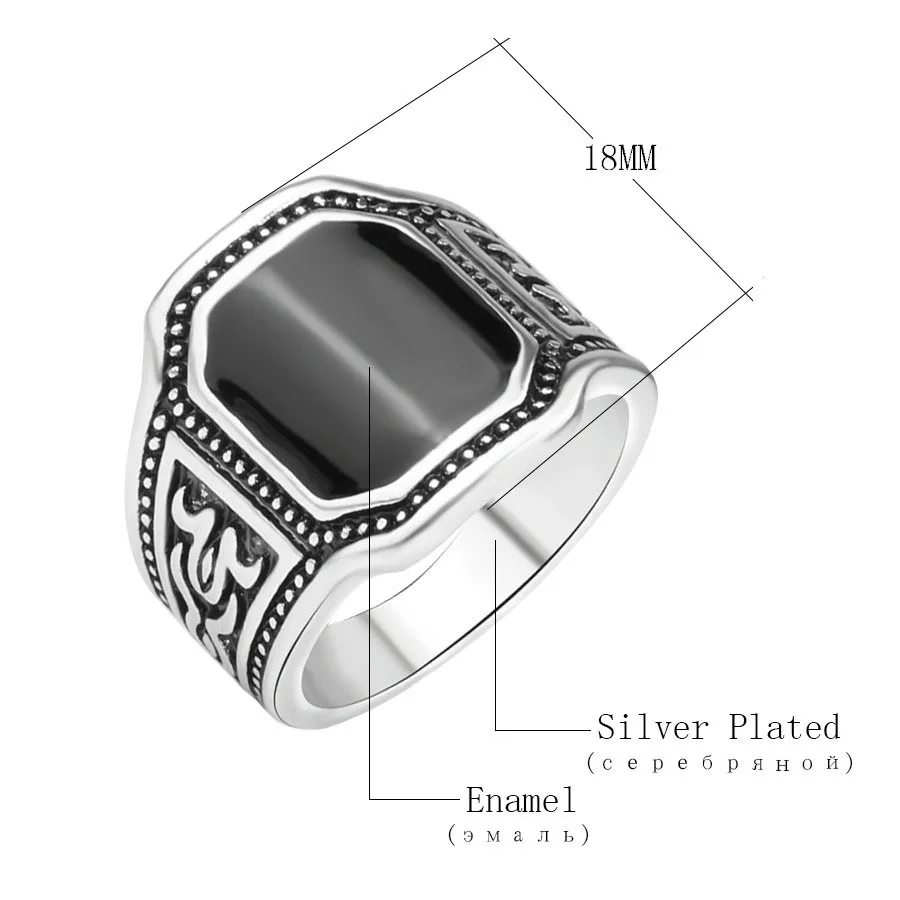 ใหม่สีเงินโบราณแหวนผู้ชาย Silver สีคุณภาพสูงแหวนแฟชั่นเครื่องประดับที่ดีที่สุดของขวัญแหวน20053