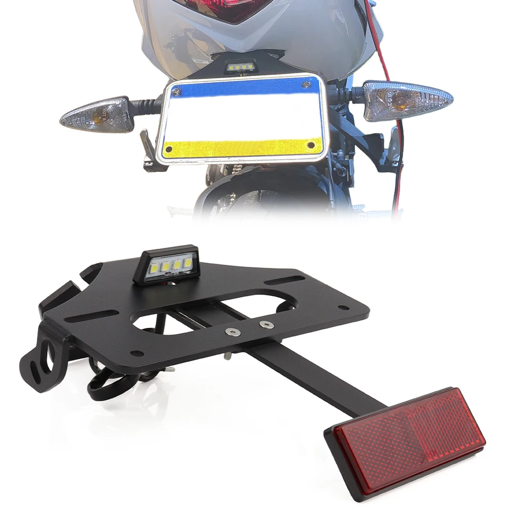 Fit For Triumph Daytona 675 Moto2™ Street Triple 675 R/RX RS/R 765 License Plate Holder Bracket Tail Tidy Fender Eliminator Kit