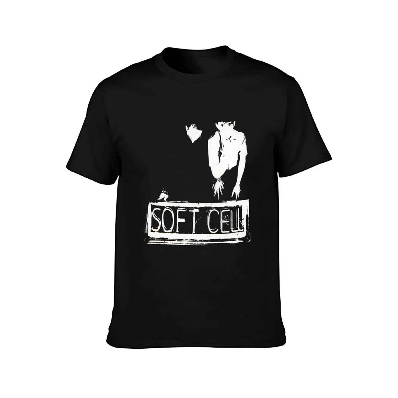 Soft cell black and white 80s synthpop T-Shirt Soft Anti-Shrink Cotton Tee T-Shirt
