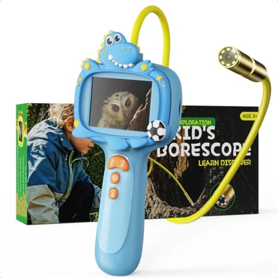 

Borescope Camera Toy with Light for STEM Science Educational Toy for 4 5 6 7 8 9 10 Years Old Boys Girls Birthday Gift Snake Sc