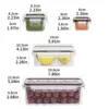 8-PC BPA-Free Airtight Food Containers with Locking Lids - Microwave/Freezer Safe PP Plastic Storage for Dry Goods/Fruit/Veggies 3 8-PC BPA-Free Airtight Food Containers with Locking Lids - Microwave/Freezer Safe PP Plastic Storage for Dry Goods/Fruit/Veggies 3