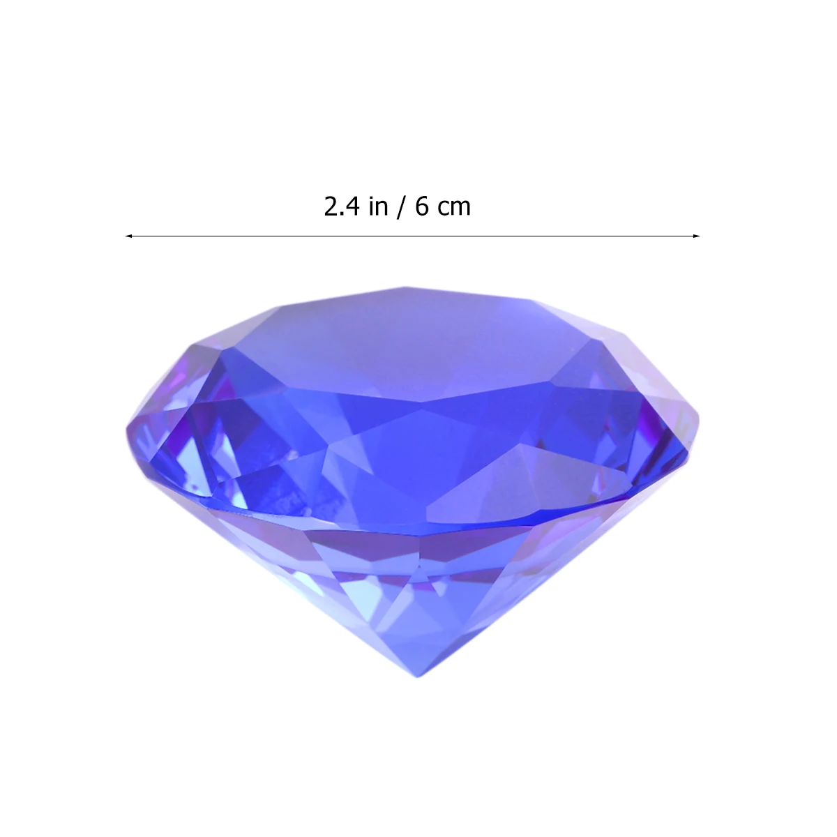 

60 Mm Crystal Home Decor Diamonds Decoration Blue Rhinestones Centerpieces Colored Gems Crystals Bride