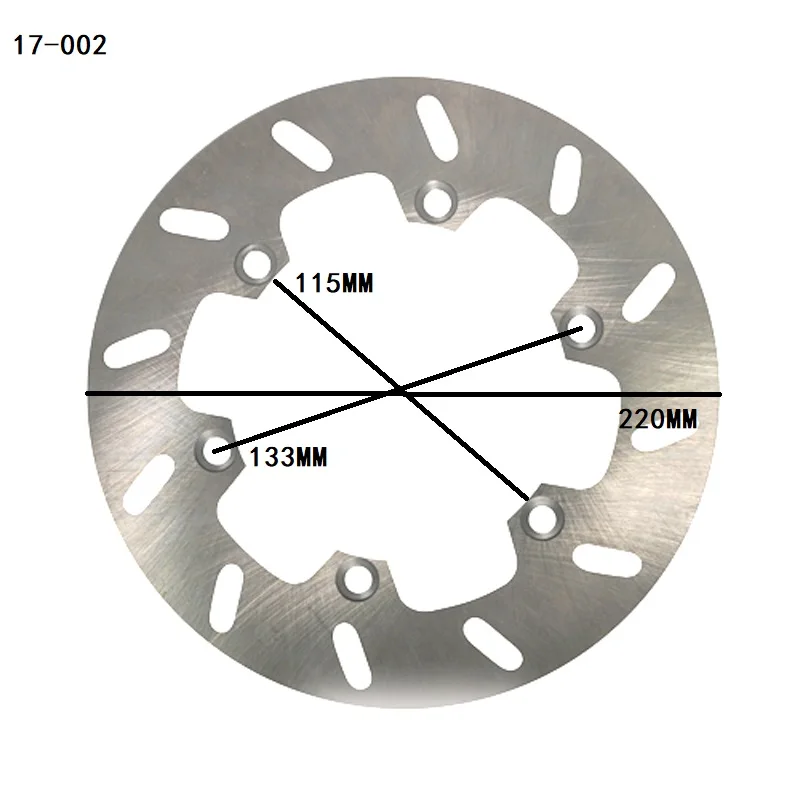 Motorcycle Rear Brake Disc Rotor For Yamaha DT125R 91-06 DT125X 05-06 TDR125 4GW 93-96 WR125 4PE 91-97 YZ125 85-96 TT250R 93-00