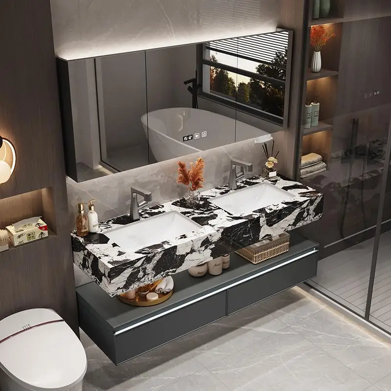 أدراج للعناية بالبشرة، ديكورات خزانة الحمام، نبات فوق أقسام، خزانة الحمام، تخزين العطور، أثاث Gabinete العصري #2