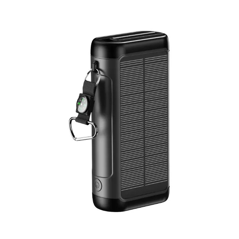Waterproof Dual Usb Portable 30000mah Solar Charger Solar Power Bank for Phone Outdoor Solar Mobile Phone Charger