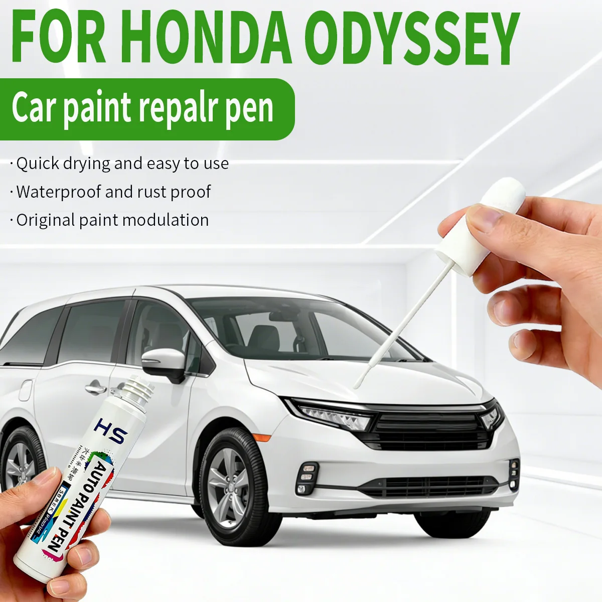 

Ручка-корректор для удаления царапин и ремонта краски Honda Odyssey: черный, перламутрово-белый, синий, рубиново-красный, серебристый, новый реголит-серый, флоуинг-пурпурный