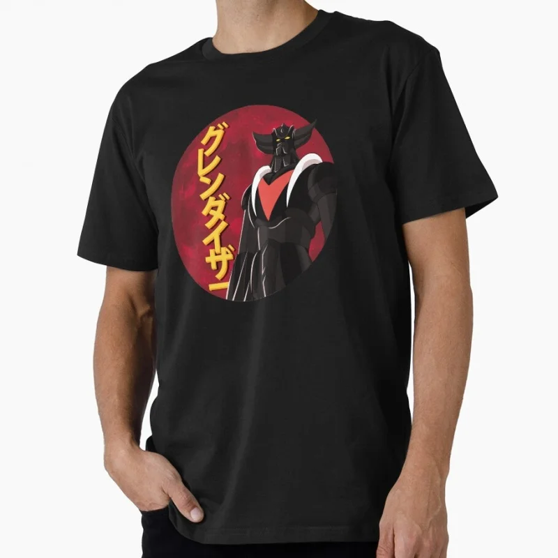 

Red Moon UFO Robot Grendizer Anime Gift t shirt Japan Manga Robot Mecha Graphic tee Y2K Clothes All size Tops S-6XL