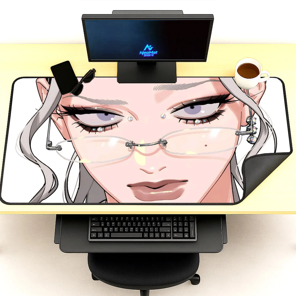 Big Anime Mouse Pad Gamer Girl Computer Desk Mat Large Desktop Accessories Pc Gaming Mouse Mat Mousepad Xxxl 1200x600 Table Mats