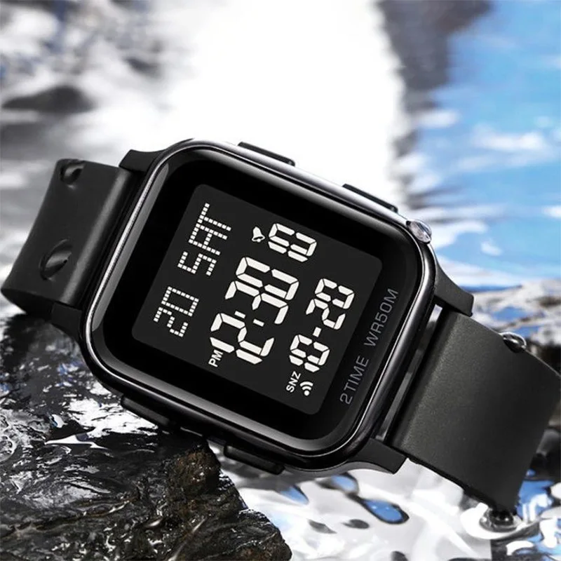 

Многофункциональные часы для учащихся средних и старших классов, модные повседневные спортивные электронные часы Relojes Para Hombres Reloj