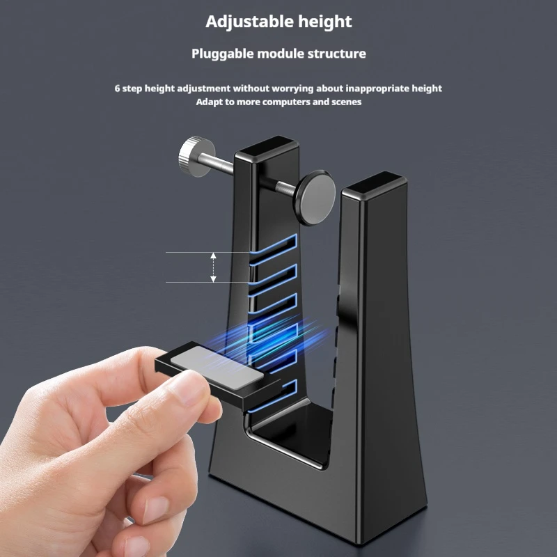 Vertical Laptop Stand for Desk Notebook Stand，Portable Laptop erected bracket to change secondary screen