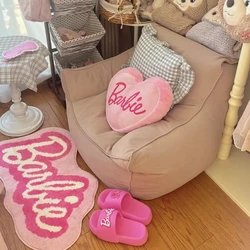 Barbie carpet plush floor mat home starter indoor pink cute room decoration wedding mat floor mat ins blanket