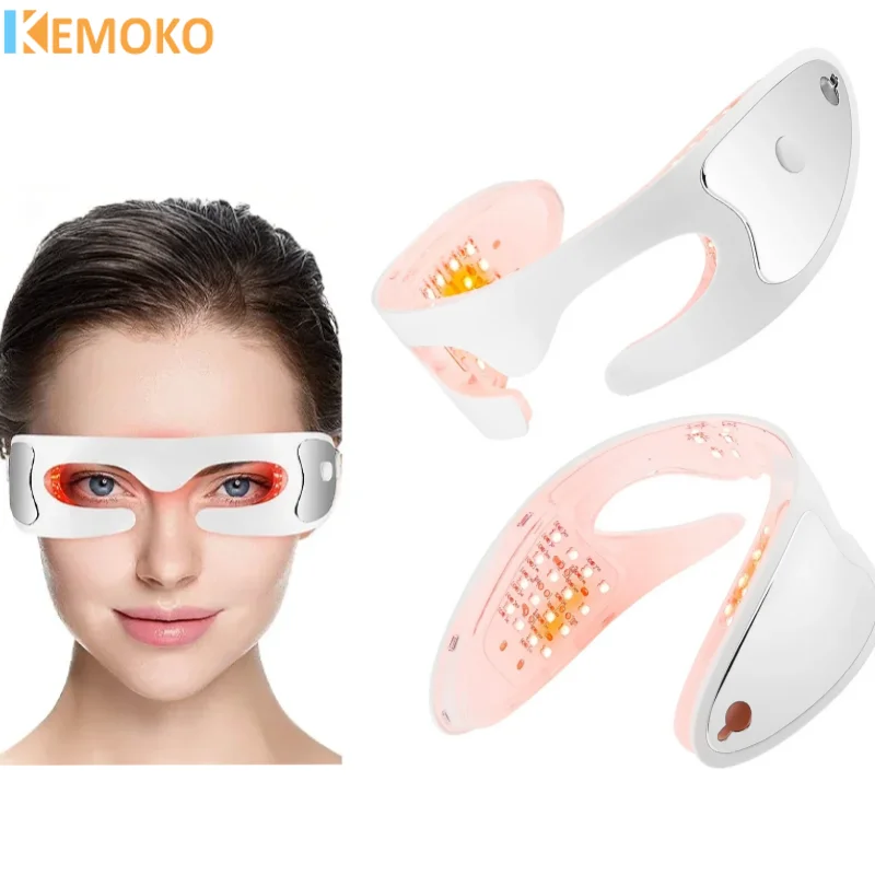 

Eye Massager Hot Compress Eye Fatigue Relief Massager Vibration Massage Anti Wrinkle Eye Relaxation LED Massager Beauty Care