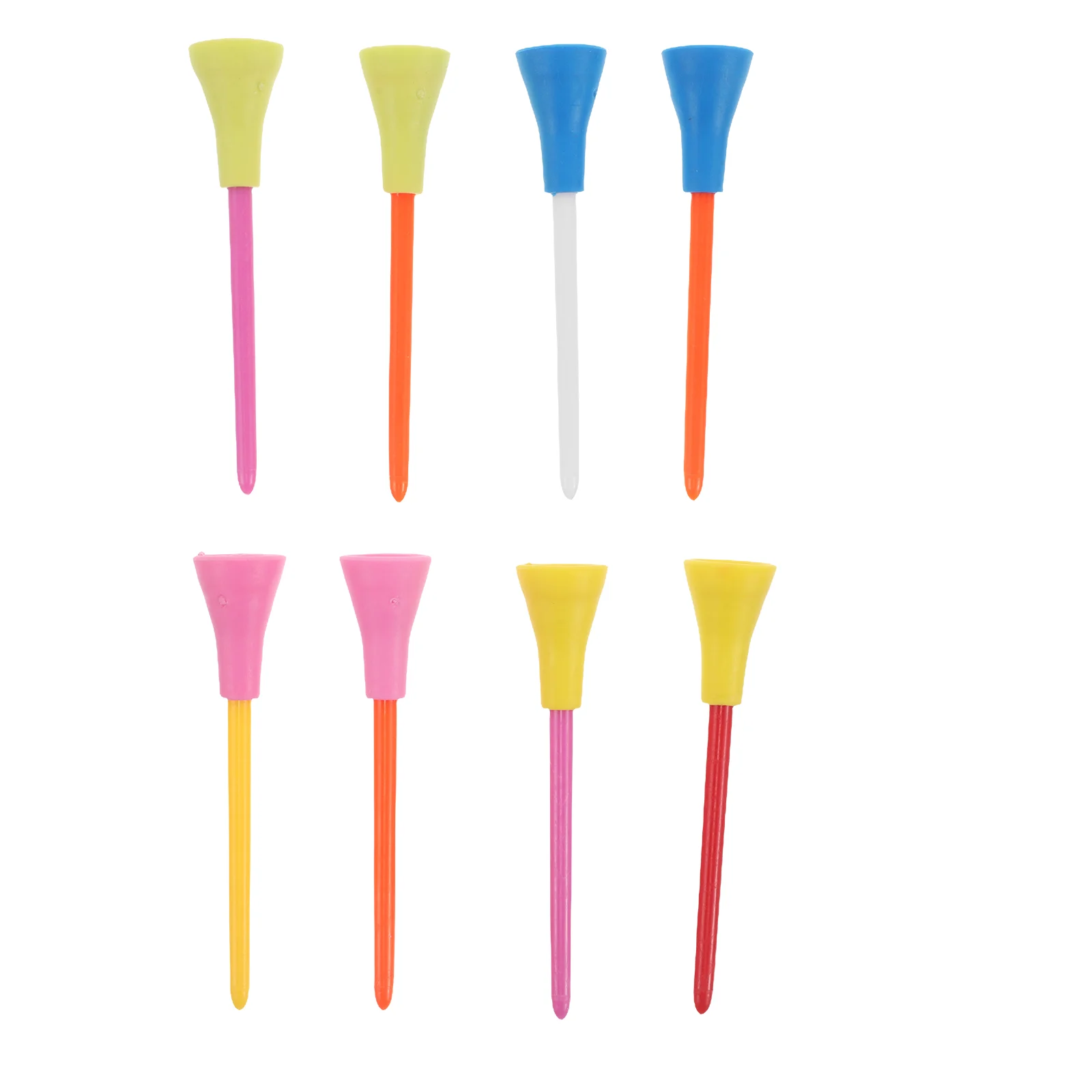 Sports Golf High Flow Accessories Ball Holder Replacement Stud Mixed Color Plastic Tees for Turf