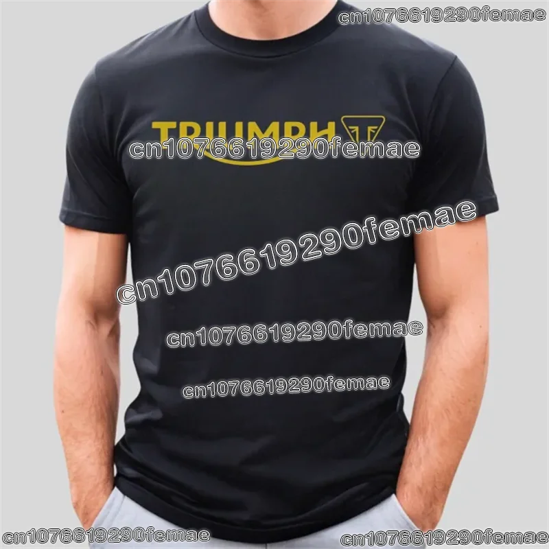 

Мужская футболка с рисунком Triumph, хит продаж, модный топ, уличная одежда, повседневная удобная футболка высокого качества с коротким рукавом