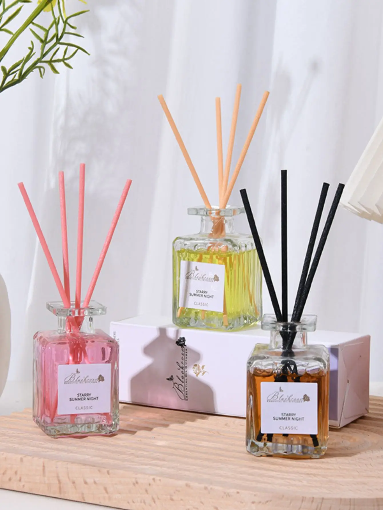 50ml Air Freshener Romantic Aromatherapy Natural Essential Oils Kits Gift Box Lavender Bergamot For Diffuser Home Bedroom Office