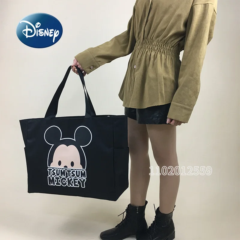 Borsa da viaggio da donna nuova Disney Mickey borsa da donna di moda cartone animato borsa per la spesa multifunzionale di grande capacità