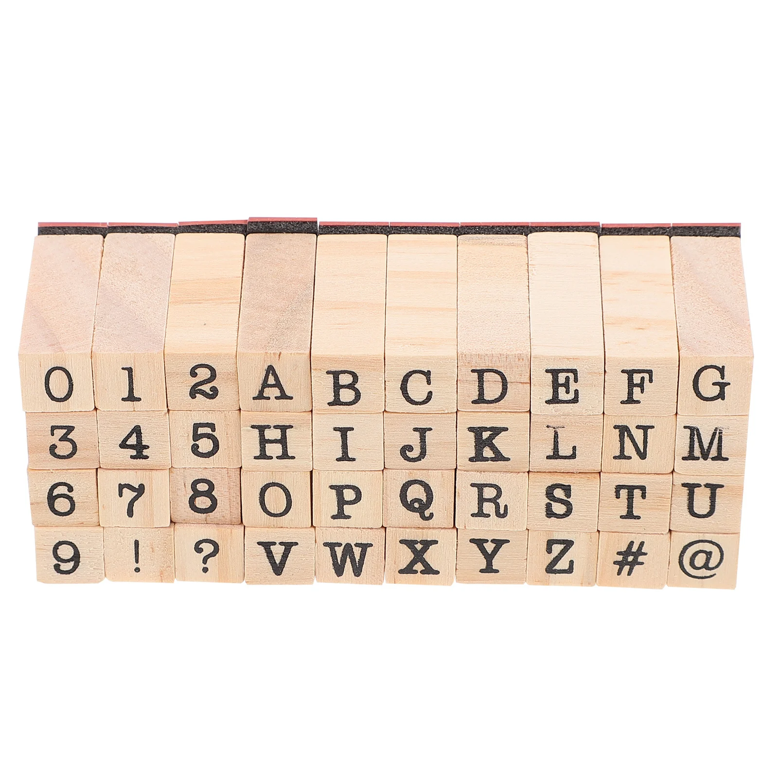 

1Set Wooden DIY Stamps Alphabet Numeral Decorative Scrapbook Craft Letter Number Seal Stamp Wooden Stamp DIY Stamps
