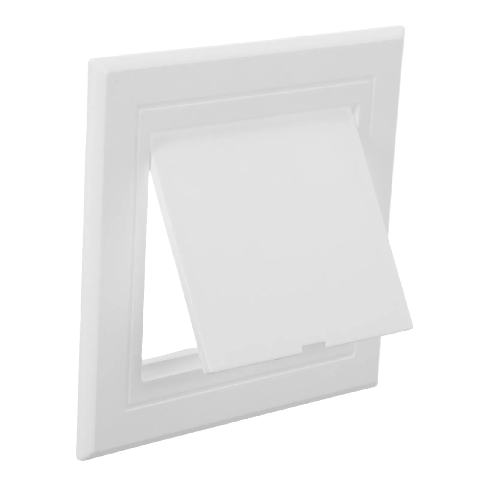 Plastic Drywall Hole Cover Panel White 4x4 Access Door Plumbing Wall Hole Access Panel Cover Ceiling Wiring Inspection